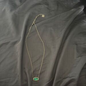 Elegant Green Stone Necklace